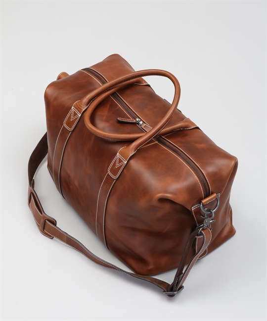 Loake Balmoral Weekend Bag Brown Veg 